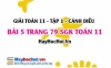 Giải bài 5 trang 79 Toán 11 tập 1 SGK Cánh Diều